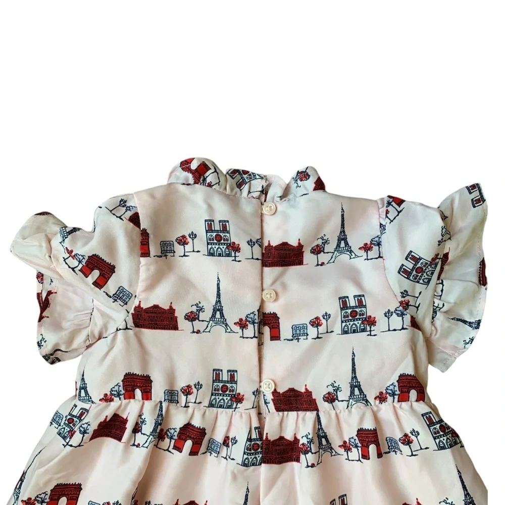 Janie and Jack Paris Patterned Dress NWT